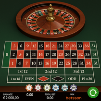 Betsson - Roulette - European and French Variants