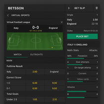 Betsson - Virtual Sports Betting - 24/7 Sports Action