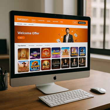 Betsson - Desktop Platform Design - Lithuanian Casino Interface
